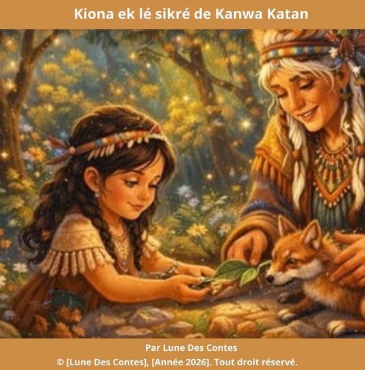 Kiona ek bann sekret Kanwa Katan ( Version Créole Réunionnais)TOME 1